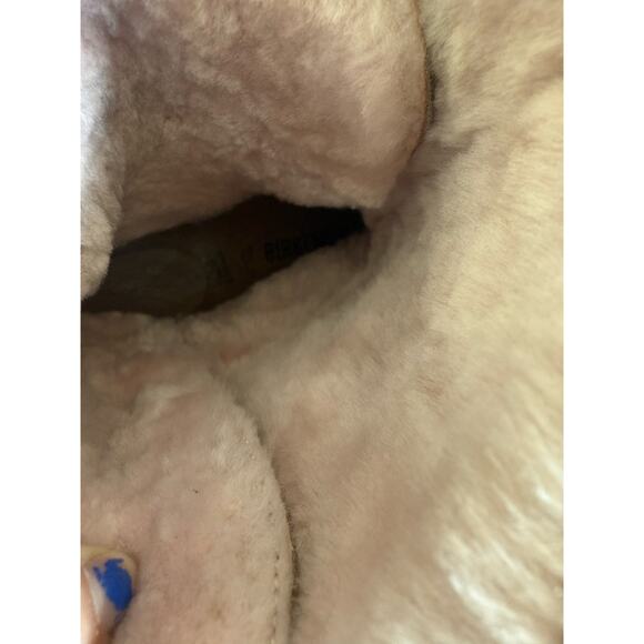 Birkenstock Uppsala Shearling Suede Leather boots in gray taupe - Picture 12 of 14